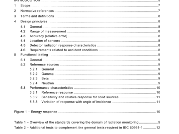 BS IEC 60951-3:2009 pdf download - Nuclear power plants – Instrumentation important to safety – Radiation monitoring for accident and post-accident conditions — Part 3: Equipment for continuous high range area gamma monitoring