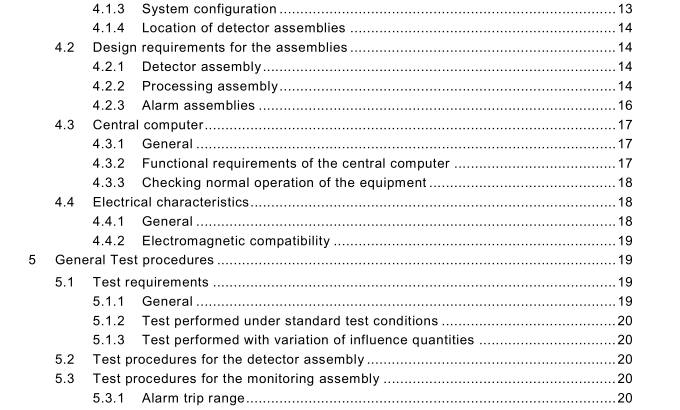 BS IEC 61559-1:2009 pdf download - Radiation protection instrumentation in nuclear facilities — Centralized systems for continuous monitoring of radiation and/or levels of radioactivity — Part 1 : General requirements