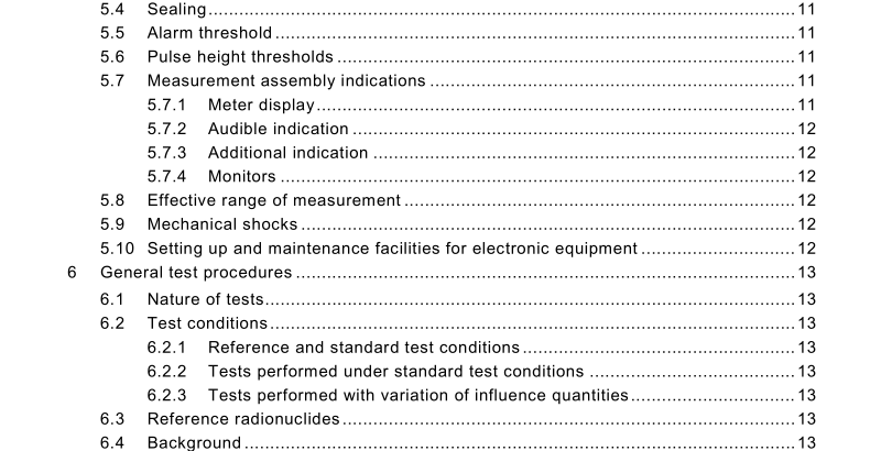 BS IEC 62363:2008 pdf download - Radiation protection instrumentation — Portable photon contamination meters and monitors