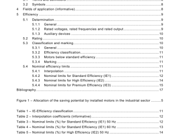 IEC 60034-30:2008 pdf download - Rotating electrical machines – Part 30: Efficiency classes of single-speed, three-phase, cage-induction motors (IE-code)