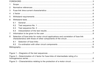 IEC 60644:2009 pdf download - Specification for high-voltage fuse-links for motor circuit applications