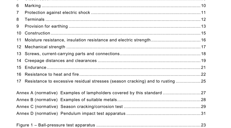 IEC 60838-1:2008 pdf download - Miscellaneous lampholders – Part 1: General requirements and tests