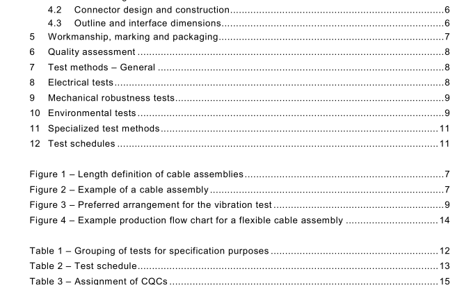 IEC 60966-2-1:2008 pdf download - Radio frequency and coaxial cable assemblies – Part 2-1: Sectional specification for flexible coaxial cable assemblies