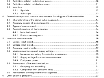 IEC 61000-4-7:2009 pdf download - Electromagnetic compatibility (EMC) – Part 4-7: Testing and measurement techniques – General guide on harmonics and interharmonics measurements and instrumentation, for power supply systems and equipment connected thereto