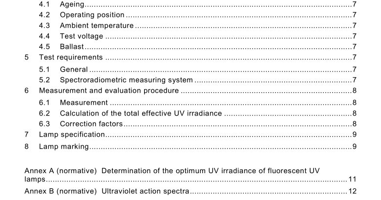 IEC 61228:2008 pdf download - Fluorescent ultraviolet lamps used for tanning – Measurement and specification method