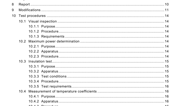 IEC 61646:2008 pdf download - Thin-film terrestrial photovoltaic (PV) modules – Design qualification and type approval