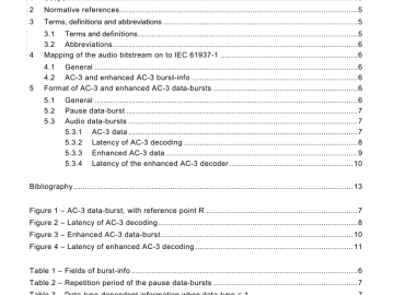 IEC 61937-3:2007 pdf download - Digital audio – Interface for non-linear PCM encoded audio bitstreams applying IEC 60958 – Part 3: Non-linear PCM bitstreams according to the AC-3 and enhanced AC-3 formats