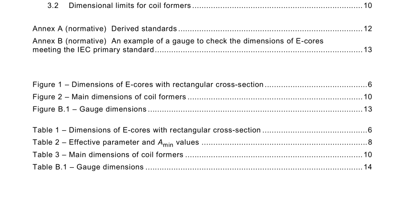 IEC 62317-8:2006 pdf download - Ferrite cores – Dimensions – Part 8: E-cores