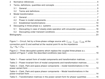 IEC 62428:2008 pdf download - Electric power engineering – Modal components in three-phase a.c. systems – Quantities and transformations