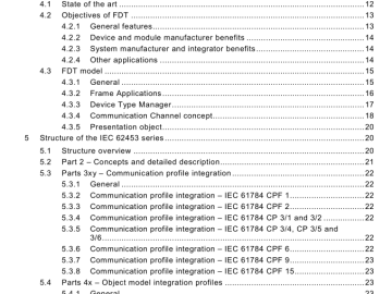 IEC 62453-1:2009 pdf download - Field device tool (FDT) interface specification – Part 1: Overview and guidance