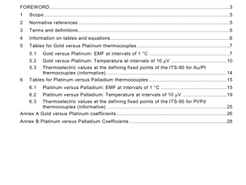 IEC 62460:2008 pdf download - Temperature – Electromotive force (EMF) tables for pure-element thermocouple combinations