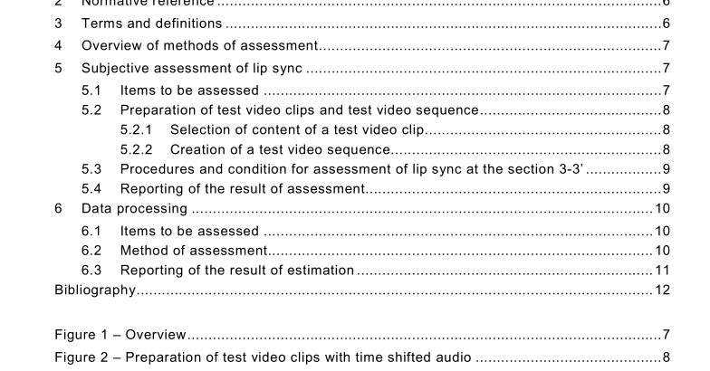 IEC 62503:2008 pdf download - Multimedia quality – Method of assessment of synchronization of audio and video