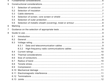 IEC TR 60092-370:2009 pdf download - Electrical installations in ships – Part 370: Guidance on the selection of cables for telecommunication and data transfer including radio-frequency cables