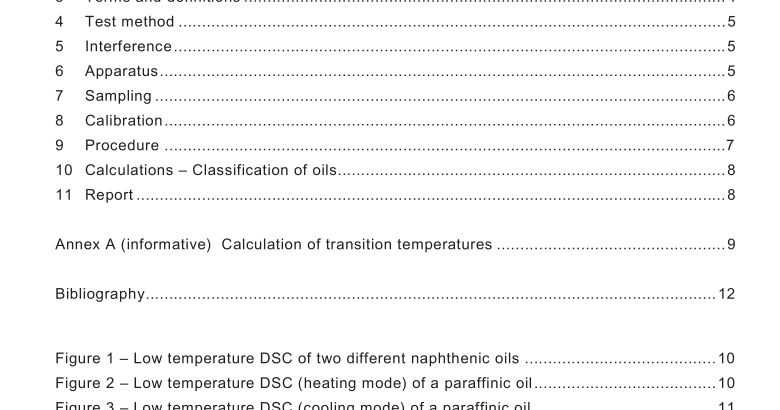 IEC TR 61946:2007 pdf download - Mineral insulating oils — Characterization of paraffinic/naphthenic nature — Low temperature differential scanning calorimetry (DSC) test method