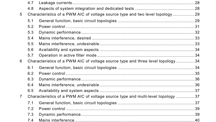 IEC TS 62578:2009 pdf download - Power electronics systems and equipment – Operation conditions and characteristics of active infeed converter applications