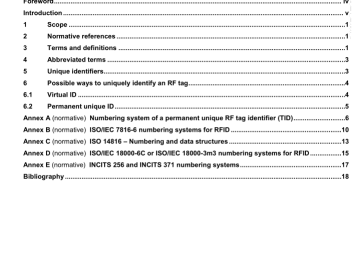 ISO IEC 15963:2009 pdf download - Information technology — Radio frequency identification for item management — Unique identification for RF tags