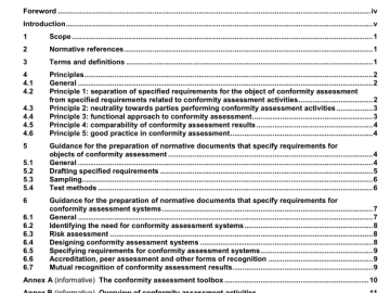 ISO IEC 17007:2009 pdf download - Conformity assessment — Guidance for drafting normative documents suitable for use for conformity assessment