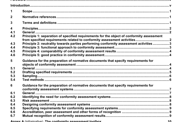 ISO IEC 17007:2009 pdf download - Conformity assessment — Guidance for drafting normative documents suitable for use for conformity assessment