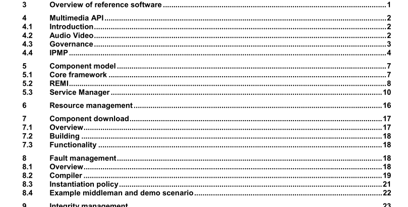 ISO IEC 23004-8:2009 pdf download - Information technology — Multimedia Middleware — Part 8: Reference software