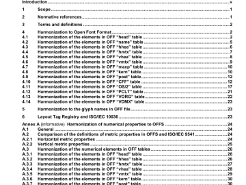 ISO IEC 9541-4:2009 pdf download - Information technology — Font information interchange — Part 4: Harmonization to Open Font Format