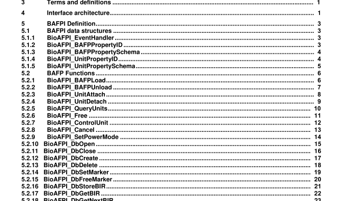 AS ISO IEC 19784.2:2010 pdf download - Information technology—Biometric application programming interface Part 2: Biometric archive function provider interface