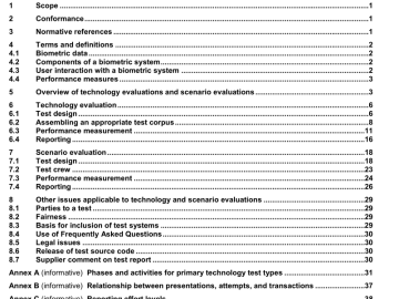 AS ISO IEC 19795.2:2010 pdf download - Information technology—Biometric performance testing and reporting Part 2: Testing methodologies for technology and scenario evaluation