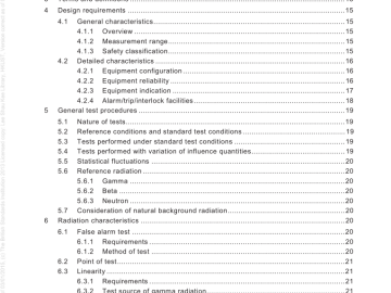 BS IEC 60532:2010 pdf download - Radiation protection instrumentation — Installed dose rate meters, warning assemblies and monitors — X and gamma radiation of energy between 50 keV and 7 MeV