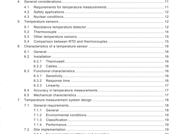 BS IEC 60737:2010 pdf download - Nuclear power plants – Instrumentation important to safety – Temperature sensors (in-core and primary coolant circuit) – Characteristics and test methods