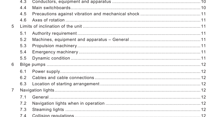 BS IEC 61892-5:2010 pdf download - Mobile and fixed offshore units – Electrical installations Part 5: Mobile units