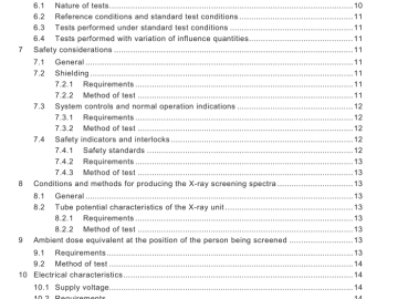 BS IEC 62463:2010 pdf download - Radiation protection instrumentation – X-ray systems for the screening of persons for security and the carrying of illicit items