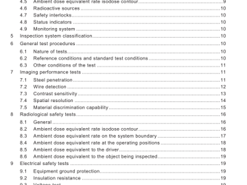 BS IEC 62523:2010 pdf download - Radiation protection instrumentation — Cargo/vehicle radiographic inspection system