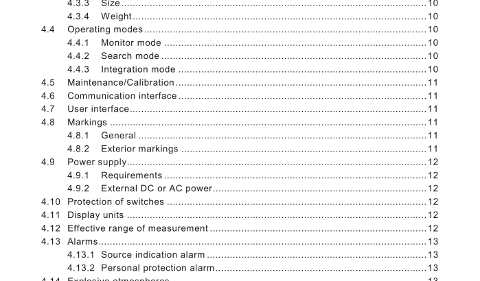 BS IEC 62534:2010 pdf download - Radiation protection instrumentation — Highly sensitive hand-held instruments for neutron detection of radioactive material