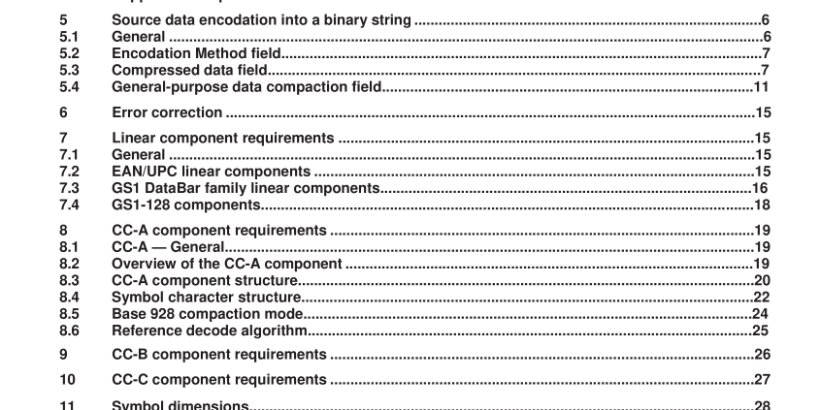 BS ISO IEC 24723:2010 pdf download - Information technology — Automatic identification and data capture techniques — GS1 composite bar code symbology specification