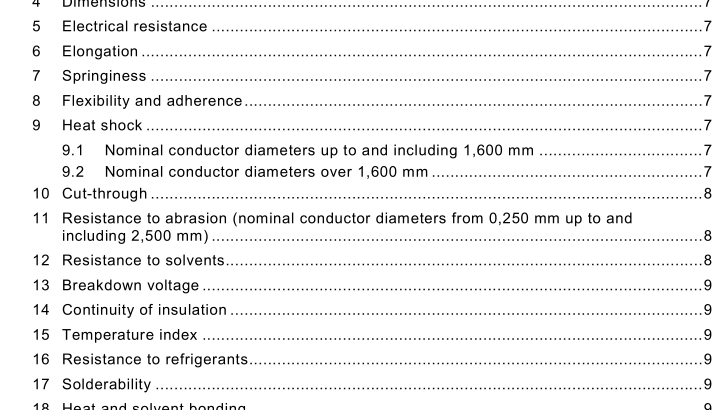 IEC 60317-1:2010 pdf download - Specifications for particular types of winding wires – Part 1: Polyvinyl acetal enamelled round copper wire, class 105