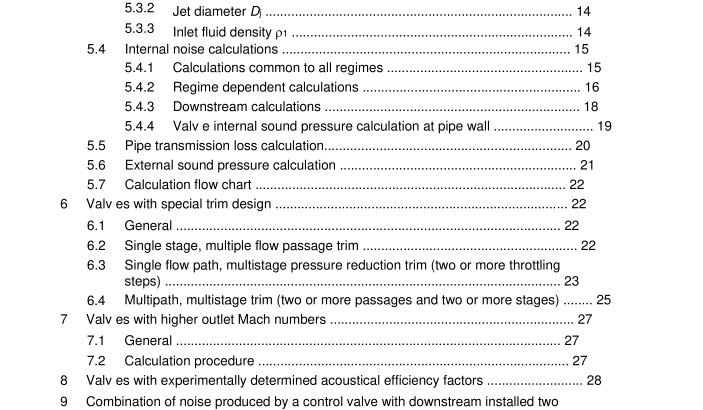 IEC 60534-8-3:2010 pdf download - Industrial-process control valves – Part 8-3: Noise considerations – Control valve aerodynamic noise prediction method