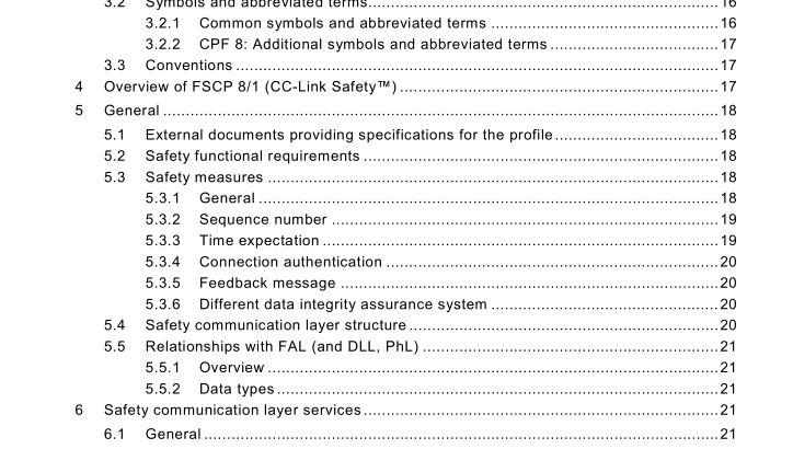 IEC 61784-3-8:2010 pdf download - Industrial communication networks – Profiles – Part 3-8: Functional safety fieldbuses – Additional specifications for CPF 8