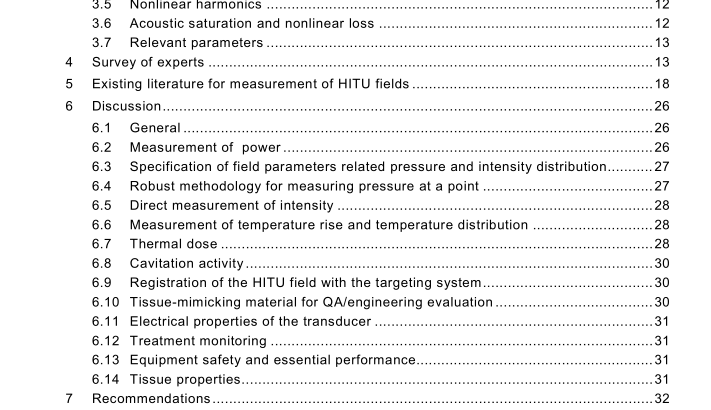 IEC TR 62649:2010 pdf download - Requirements for measurement standards for high intensity therapeutic ultrasound (HITU) devices