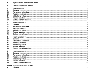 ISO IEC 10118-2:2010 pdf download - Information technology — Security techniques — Hash-functions — Part 2: Hash-functions using an n-bit block cipher