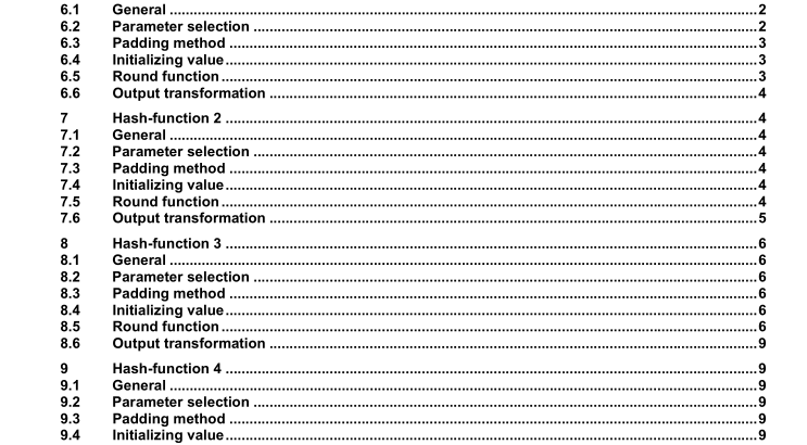 ISO IEC 10118-2:2010 pdf download - Information technology — Security techniques — Hash-functions — Part 2: Hash-functions using an n-bit block cipher