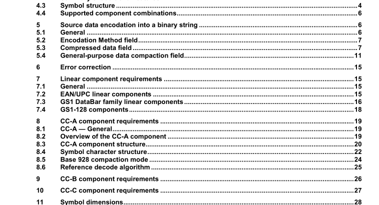 ISO IEC 24723:2010 pdf download - Information technology — Automatic identification and data capture techniques — GS1 Composite bar code symbology specification