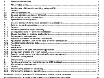 ISO IEC 24787:2010 pdf download - Information technology — Identification cards — On-card biometric comparison