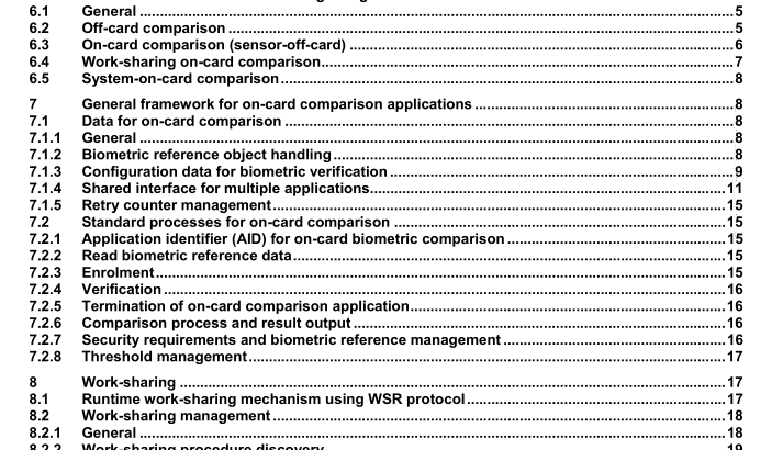 ISO IEC 24787:2010 pdf download - Information technology — Identification cards — On-card biometric comparison